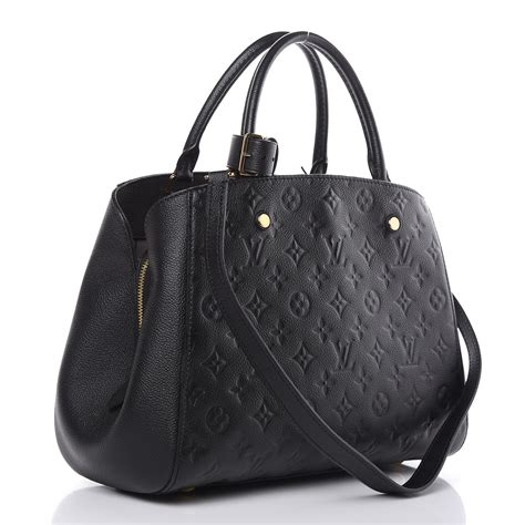 louis vuitton montaigne empreinte mm black|louis vuitton montaigne store.